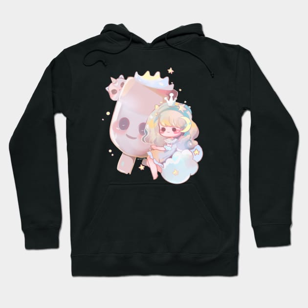 Childhood Memories Hoodie by Miya Gu Art